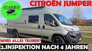 CITROËN JUMPER - 2. INSPEKTION nach 4 JAHREN | Was kostet die Wartung für unser Wohnmobil???