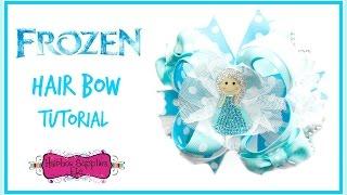 Frozen Hair Bow Tutorial - DIY Elsa Hair Bow - Hairbow Supplies, Etc.