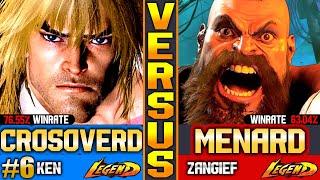 SF6 MenaRD (Zangief Vs Ken) CrossoverRD ▰ High Level