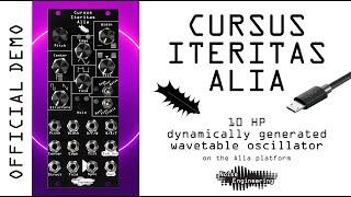 Cursus Iteritas Alia wavetable oscillator from Noise Engineering