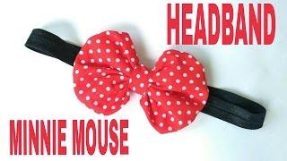 DIY Minnie Mouse Headband For Baby DIY by Elysia Handmade