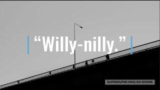 "Willy-Nilly" Idiom Meaning, Origin & History | Superduper English Idioms