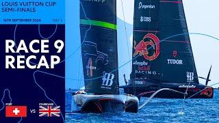 Louis Vuitton Cup Semi-Finals Race 9 Recap - Alinghi Red Bull Racing vs. INEOS Britannia