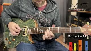 YHL pickups humbucker series - Marsbucker 8 FC- demo by Richard Lainegard