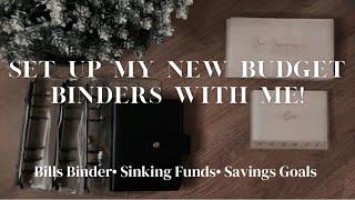 Setting Up My New Budget Binders| Bulls Binder• Sinking Funds• Savings Goals