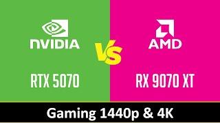 RTX 5070 vs RX 9070 XT