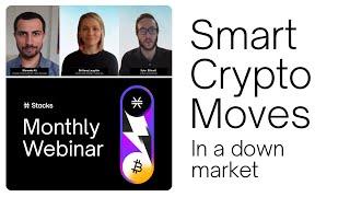 Smart Crypto Moves in a Down Market - Tips and Tricks