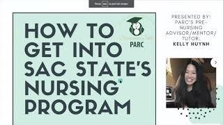 How To Get Into Sac State's Nursing Program - Spring 21