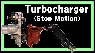 how to decomposition Turbocharger "Stop Motion"[자동차의모든것-Car & Man] Automobile maintenance