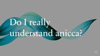 Do I really understand anicca?