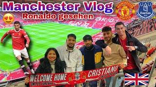 MANCHESTER UNITED - EVERTON️ Ronaldo gesehenStadion VlogEngland Trip | RabiaxEren