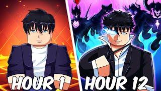 I Survived as SUNG JIN WOO in NEW Solo Leveling Roblox Game!