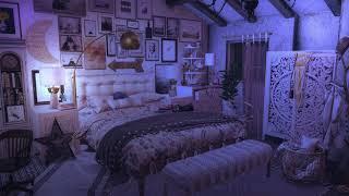 3 HOUR RELAXING SOUNDS FOR SLEEP and ANXIETY - Moon Child Cozy Bedroom