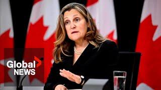 Freeland rules out ending Parliament session as Liberals fight to survive