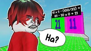 Obby pero bakit may math? | Math Obby | Roblox