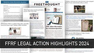 FFRF Legal Action Highlights 2024 | FFRF’s Ask An Atheist