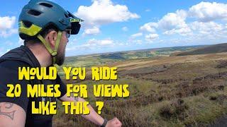 stunning views on my mtb in north york moors