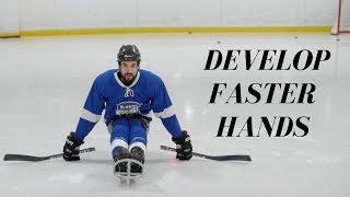 SLEDGE HOCKEY DRILLS AND SKILLS | FAST HANDS