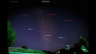 Stars, Planets, Chasing Satellites, Moon78%, Pleiades, & Flash of an Object