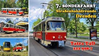 Straßenbahn Dresden - 7. Tatra Sonderfahrt der Straßenbahnfreunde Dresden (12.05.2024)