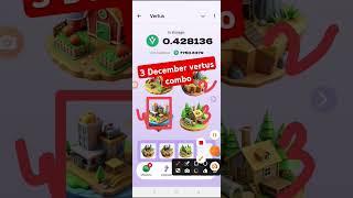 #3 December vertus combo # daily earn verts# shorts viral # shorts