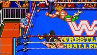 Big Boss Man and Ultimate Warrior vs. Hulk Hogan and Sgt. Slaughter - WWF Wrestlefest