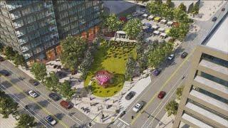 Downtown Boise parking lot being turned into green space