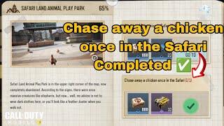 How to Chase away a chicken once in the Safari Cod Mobile 2024 | MAP EXPLORATION KUMO CLASH