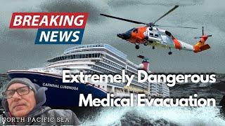 EMERGENCY EVACUATION SOUTH OF THE BERING SEA IN THE NORTH PACIFIC OCEAN UNDER EXTREME WEATHER!