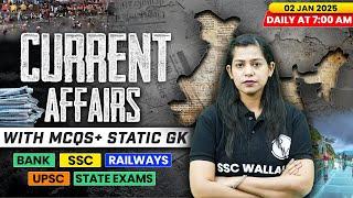 Current Affairs Today | 02 January Current Affairs 2025 | Daily Current Affairs | By Krati Mam