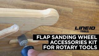 Removing Rust & Sanding Contours with a Dremel Rotary Tools LINE10 Tools 20pc Flap Sanding Wheel Kit