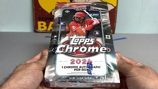 2024 Topps Chrome Hobby Box #5 - HUGE Rookie Auto!!!