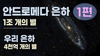 은하 1편 ㅡ 안드로메다 은하 : 1조 개의 별, 지름 22만 광년, 태양질량의 1조 2천억 배 / 은하의 정의, 형성, 구성 / 우리은하