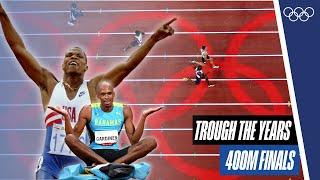 Men's 400m finals through the years! ‍️