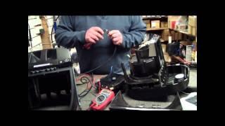 How To Pull Apart A Nilfisk King Vacuum To Access Cord Retract & Switch