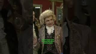 we do not treat our servants like this!! We do a light slap #Blackadder #RowanAtkinson #StephenFry