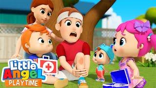 Daddy I'll Take Care of You (Boo Boo Song) | Fun Sing Along Songs by Little Angel Playtime