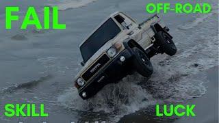 4X4 FAILS  WINOFF ROAD CHALLENGE CHEVY vs RUBICON vs LAND CRUISER vs HILUX vs PATROL 2024