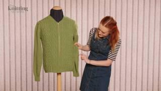 Mens Varsity Jacket Knitting Pattern (The Knitting Network WMD027)
