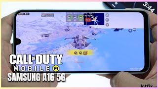 Samsung Galaxy A16 5G Call of Duty Mobile Gaming test CODM | Dimensity 6300 , 90Hz Display