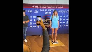 Dakota Ditcheva - Official Weigh-in - (PFL Europe 3: 2023 Playoffs) - /r/WMMA