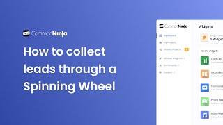 How to Collect Leads Through the Spinning Wheel widget