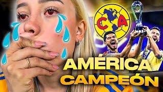 AFICIONADA TIGRE REACCIONA AL CAMPEONATO DEL AMÉRICA | (América(4) vs Tigres (1) | Dare Esparza