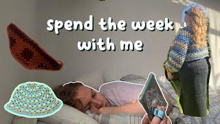 spend the week with me | ft lots of crochet, reading and more !!