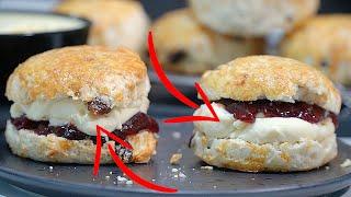 Clotted cream easy from UHT Cream in 30 mins with English Scones