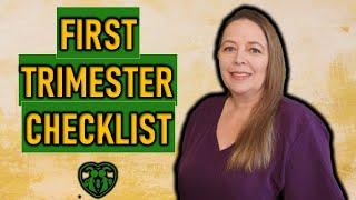 First Trimester Checklist