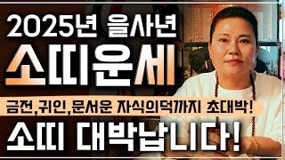 2025년 을사년 초대박나는 소띠운세자식의덕까지 모든 운이 상승해 돈방석에 앉는다! 61년생 73년생 85년생 97년생 소띠 운세! 말년운 금전운 사업운 문서운