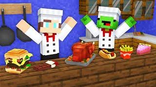 Mikey and JJ Are Working As CHEFS in Minecraft (Maizen)