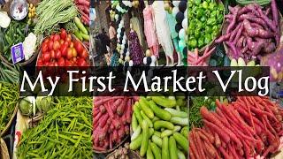 My First Market vlog | Simply Sana vlog |