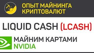 Liquid CASH (LCASH) майним картами Nvidia (algo x21s) | Выпуск 321 | BitExpmcc